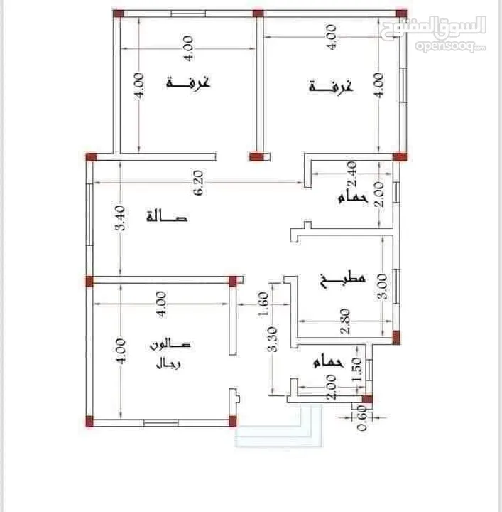 رسم خرائط فيلات حديثة بنغازي