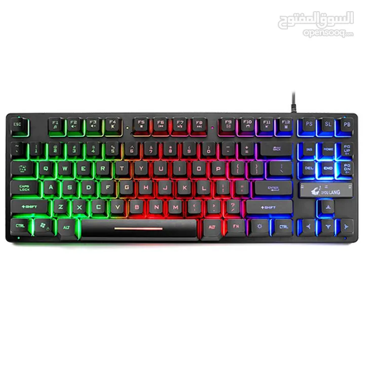 كيبورد ميكانيكي سلكي ZIYOULANG K2 USB WIRED KEYBOARD BLUE SWITCH 80%