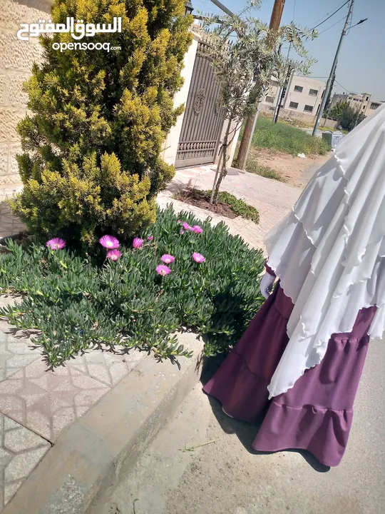 إسدال شرعي ثلاث طبقات ناعم ابيض