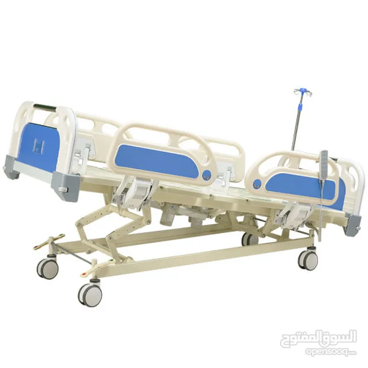 سرير طبي 5 حركات " ICU " نخب اول "جديد" بالكرتونة كفالة سنتين