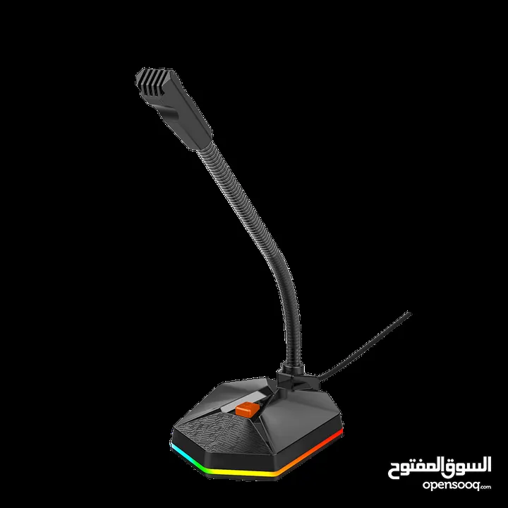 MEETION GOOSENECK WIRED MC-13 RGB GAMING MICROPHONE-مايكروفون سلكي للالعاب والمحاضرات