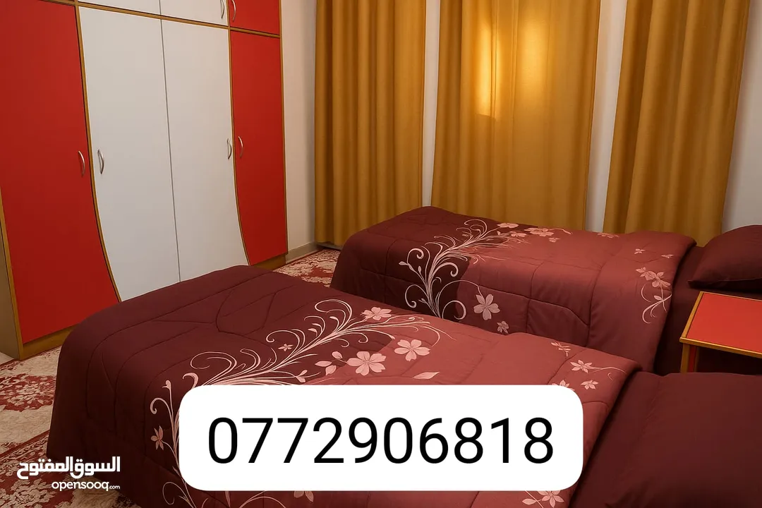 استديوهات شقق مفروشة فاخرة للإيجار اليومي والأسبوعي والشهري بأسعار مناسبة لجميع الفئات مفروشة بلكامل