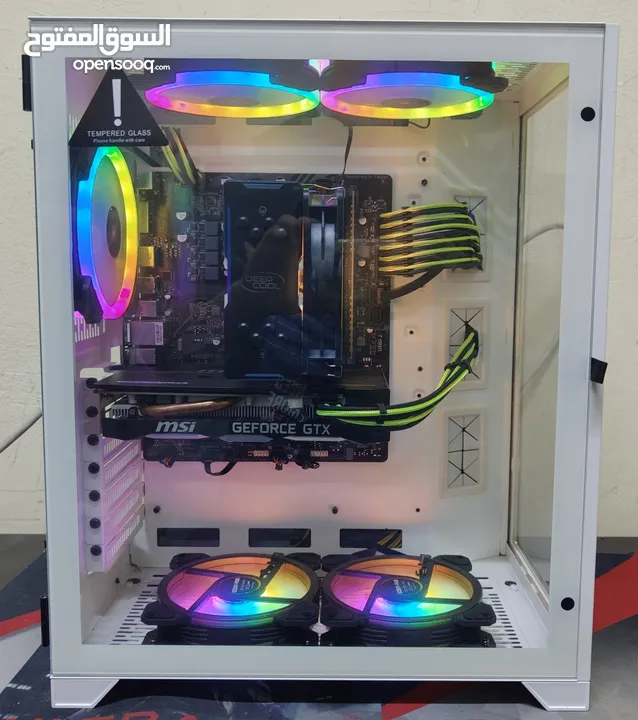 White High-End Gaming Pc