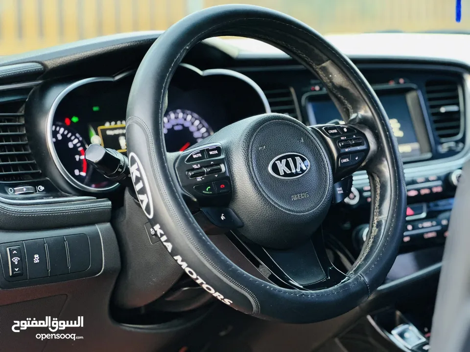 كيا اوبتماااا k5 الفخامة بمعنى الكلمة سيارة تحفة يد ثانية عداد 130 الف بالكراتين الله يبارك لحق حالك