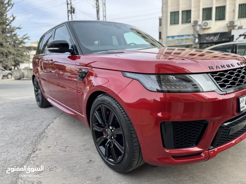 Range Rover Sport (( 2022 )) P400e Plug In ، وارد الماني ، جمرك اليوم ، فحص كامل 7 جيد