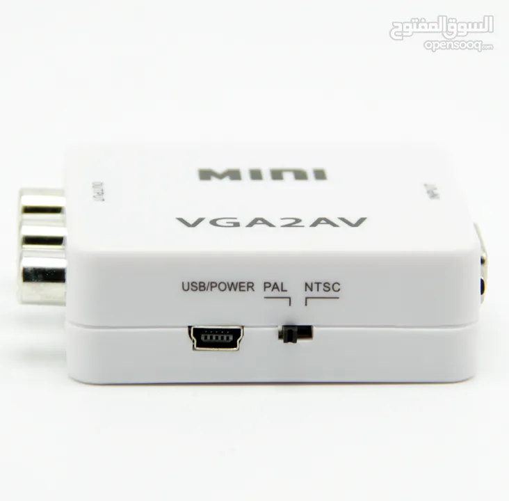 1080P Mini Vga2Av Video Converter, Vga Converter PC to Tv VGA in AV out محول من vga الى Av