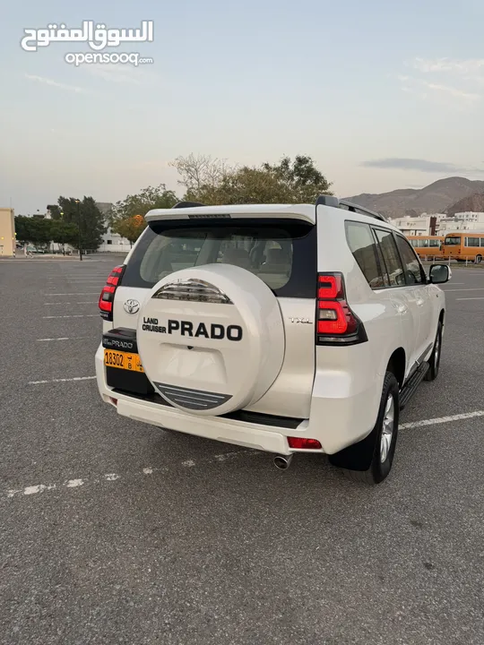برادو 2019 وكالة عمان ستة سلندر V6 بحالة ممتازة المستخدم الاول