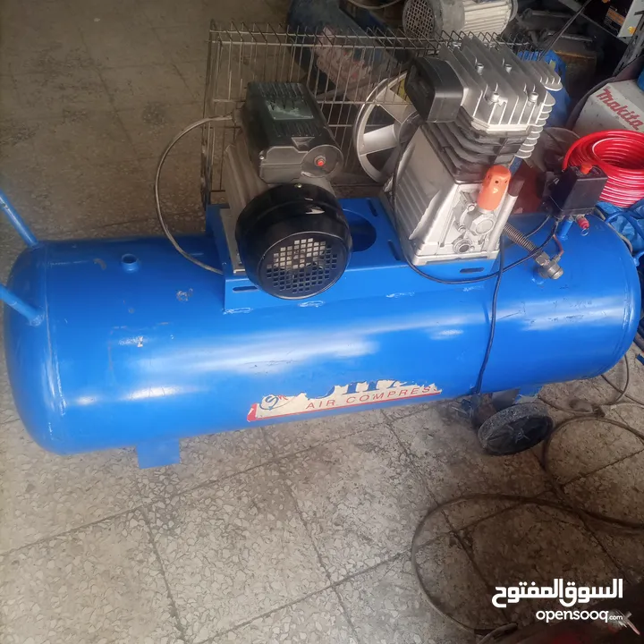كمبريصة هواء ضاغط هواء 150 لتر