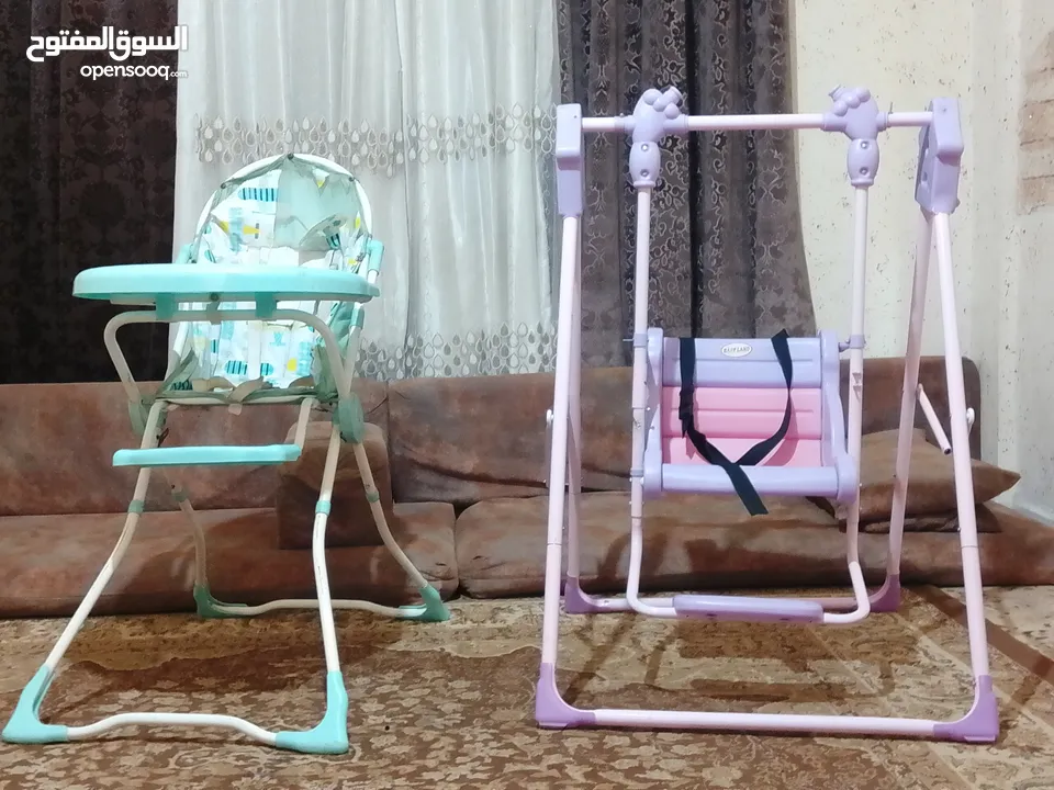 مرجيحة اطفال ومعها كرسي هديه للبيع بسعر حررررق
