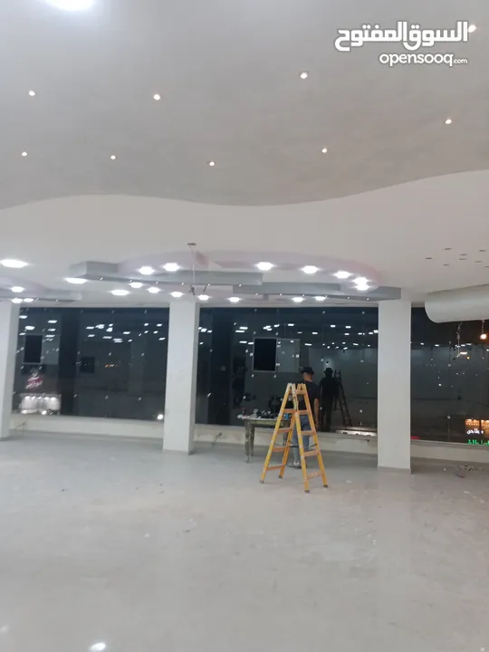 ديكورات جبس بورد ودهان وبديل خشب ورخام وشي بورد وكهربا