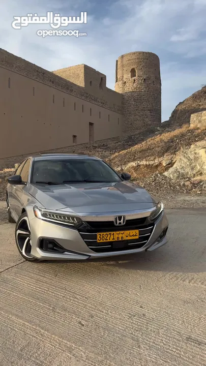 Honda Accord 2.0 Sport 2021 ممشى قليل تسجيل جديد