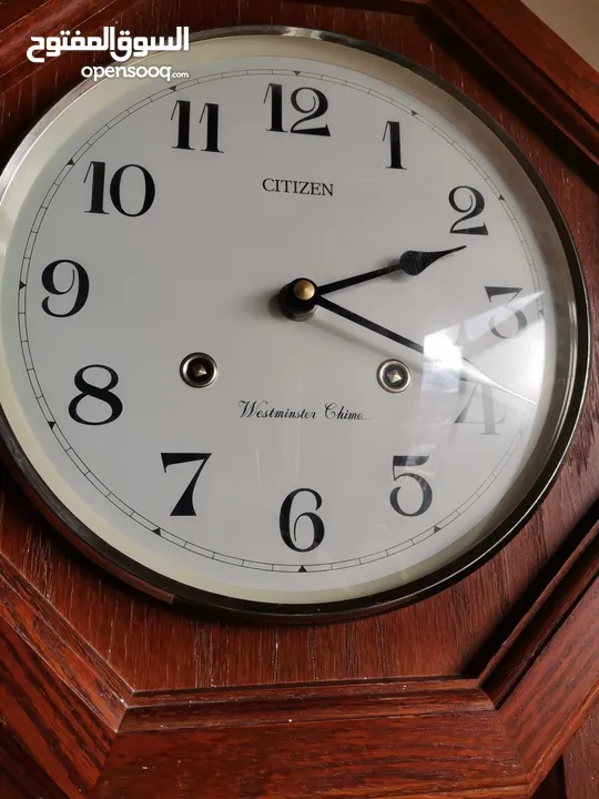 ساعة حائط نوع سيتزين JAPAN /مع() وايت نايت سماعه دقات تنبيه للساعات... كوارتز
