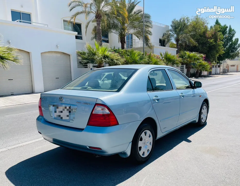 TOYOTA COROLLA MODEL 2006