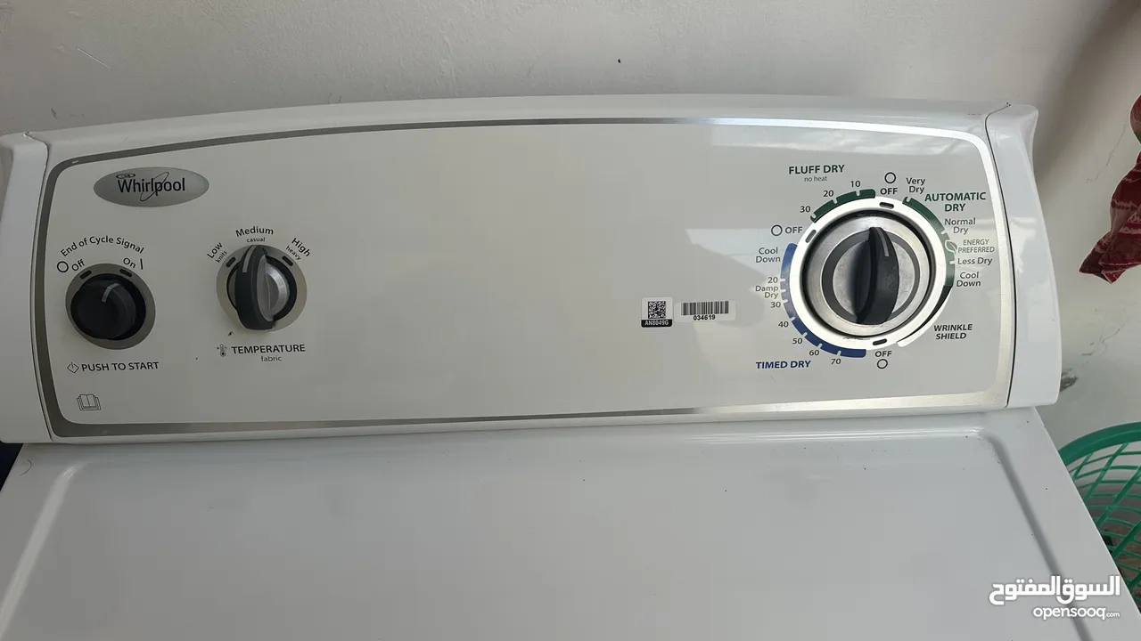 Whirpool drying machine good condition