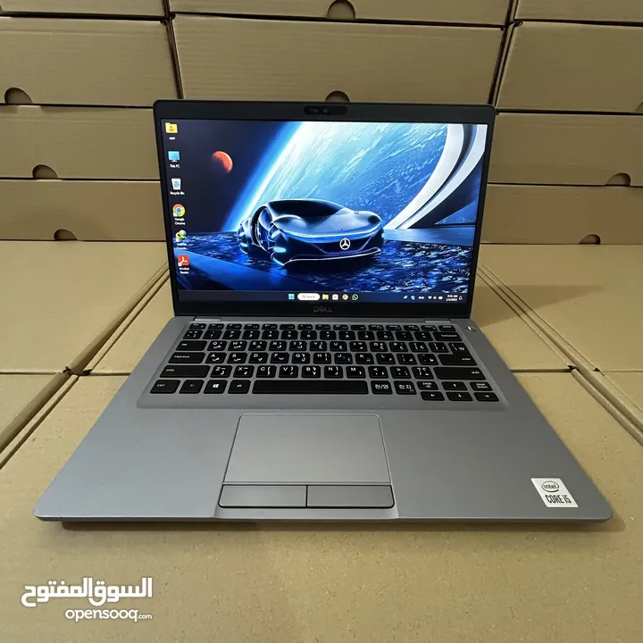 لابتوب حديث ديل E5410، كور i5 جيل عاشر، رام 8 كيكا، SSD 256، مع سيت كامل هدايا