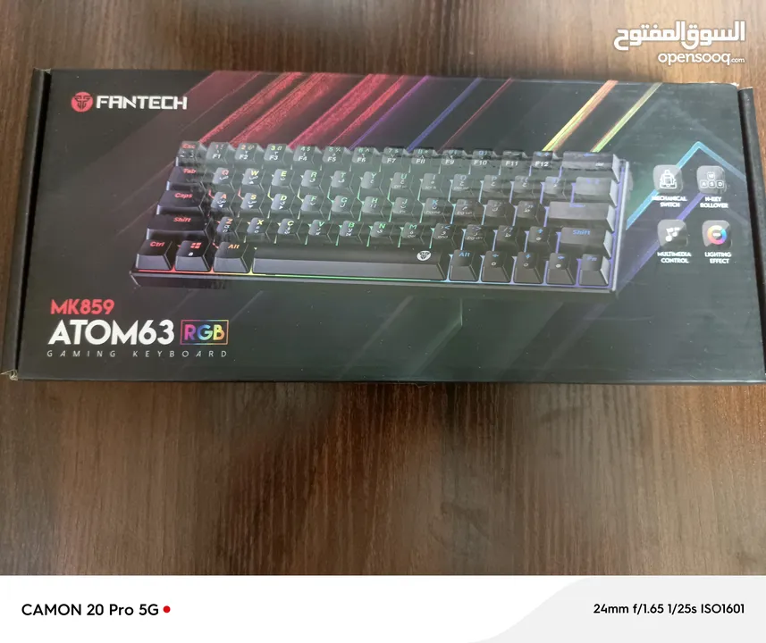 كيبورد fantech atom63