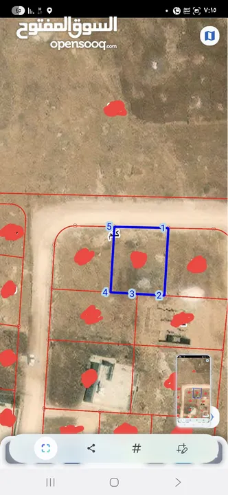 بيع حقيقي قطعة أرض وادي حسان 560 م2 يسعر 10 الاف ديما قوشان مستقل خدمات صخريه تصلح لبناء بيت مستقل