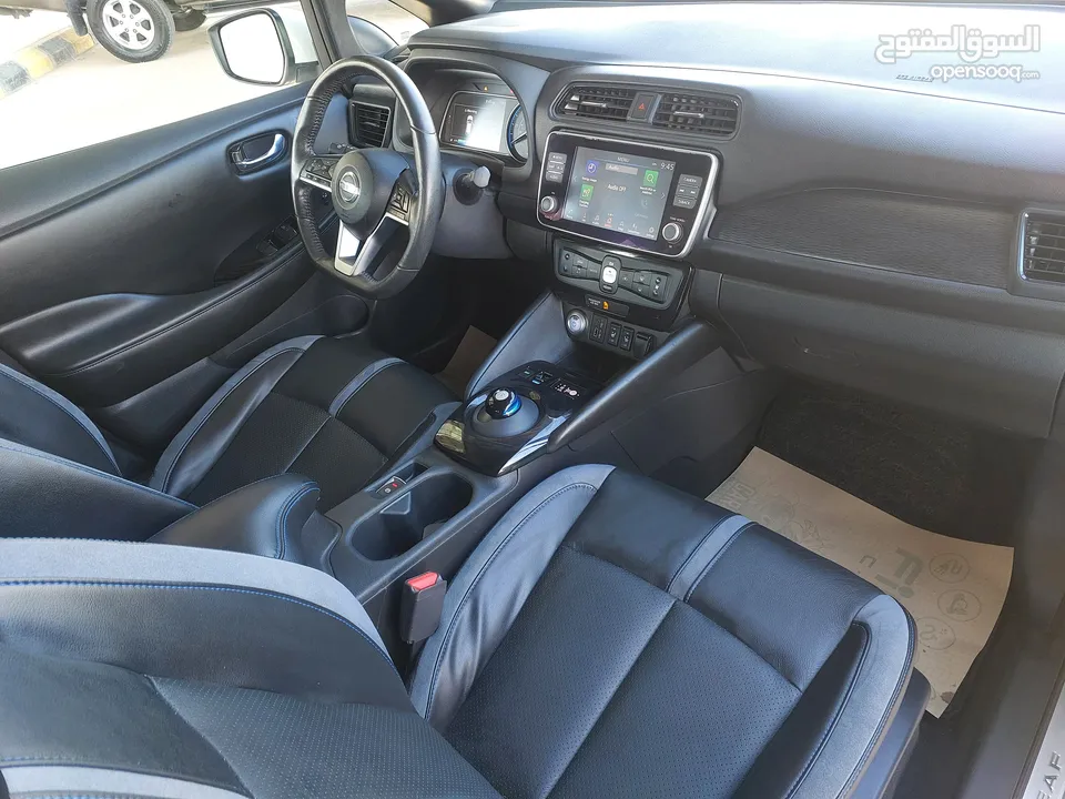 نيسان ليف 2021 SL PLUS بطارية 62 KW اعلى صنف