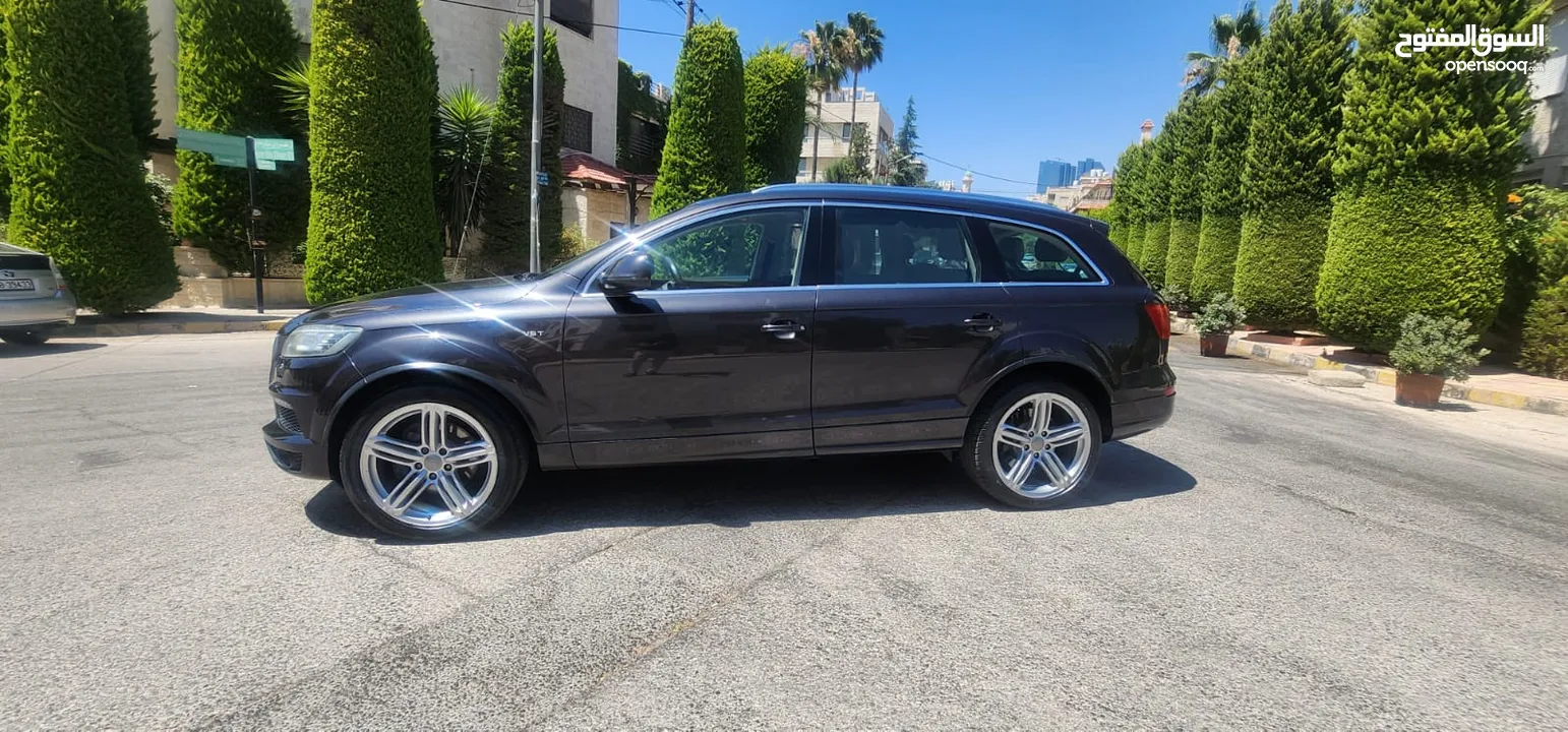 كاش أو اقساط من المالك AUDI Q7 2013 SLINE ممشى قليل 3.0cc سوبر تشارج فل كامل أعلى صنف فحص كامل