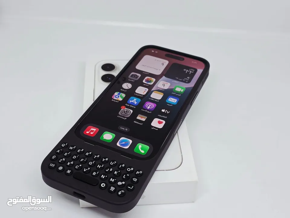 IPhone 16 256G 100% Battery + click iOS keyboard