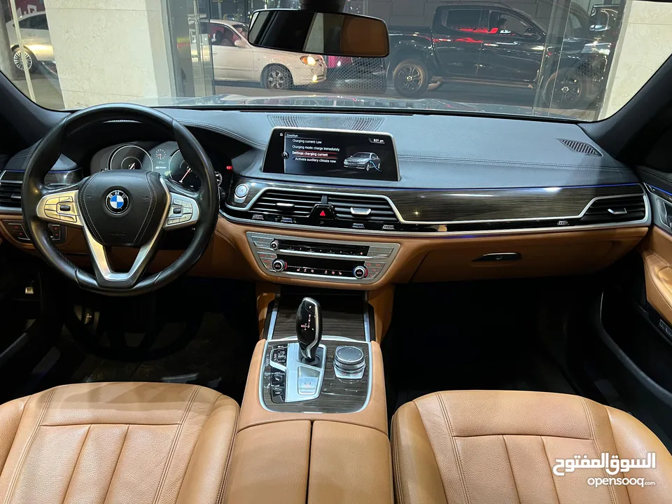 BMW 740Le 2017 وارد شركه ابو خضر مالك اول فل كامل اعلى تصنيف فحص كامل بحاله الوكاله
