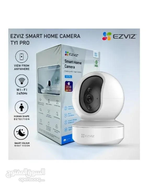 كاميرا مراقبة واي فاي ازفيز عالية الدقة  EZVIZ TY1  Camera 1080FHD Smart AI Detection