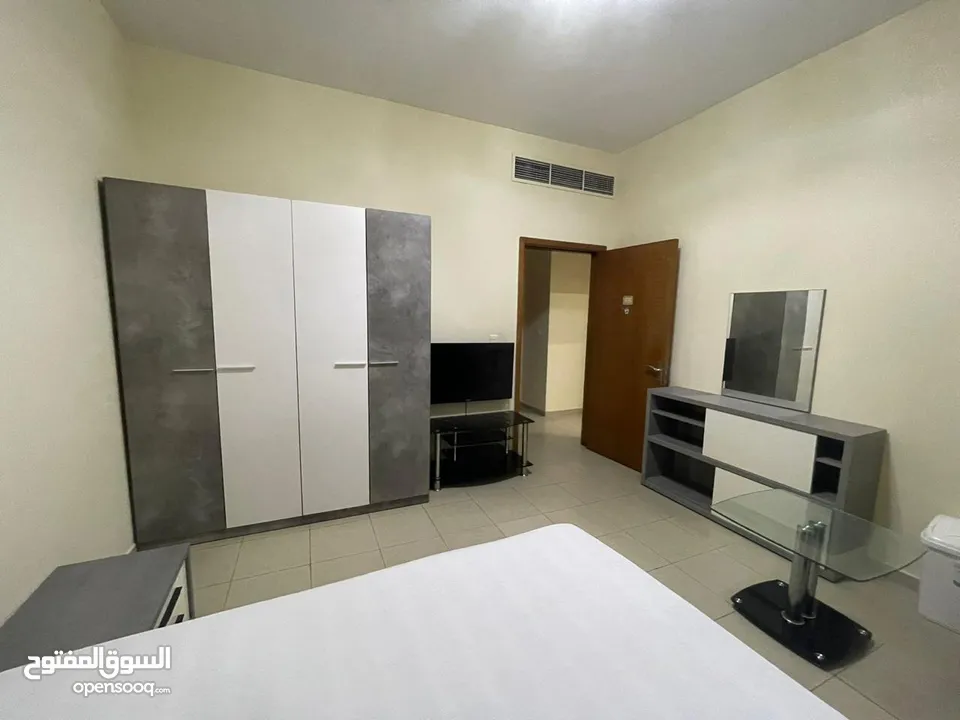 Excellent private room with Balcony and Al wahda street view nearest point to Dubai,