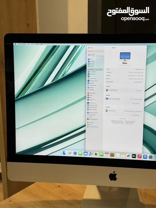 iMac 2020/ 27-inch/ 8 RAM/ 256 SSD/ Core i5