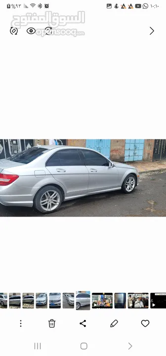 مرسيديس . c250 2013 نظيفة جدا واقتصادية