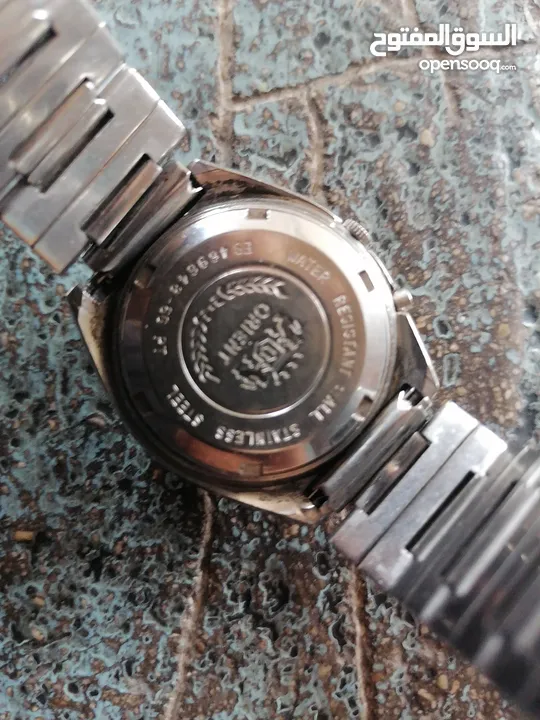 ساعة اورنيت يابانية قديمة اتوماتيك 21JEWELS شغالة بشكل كامل 