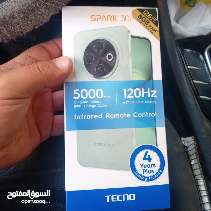 تكنو سبارك 30 جديد بالكرتونه مكفول