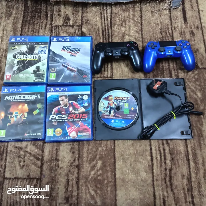 جهاز PS4 FAT 2 و PS2 SCPH-90006  والجهاز قابل للتفاوض