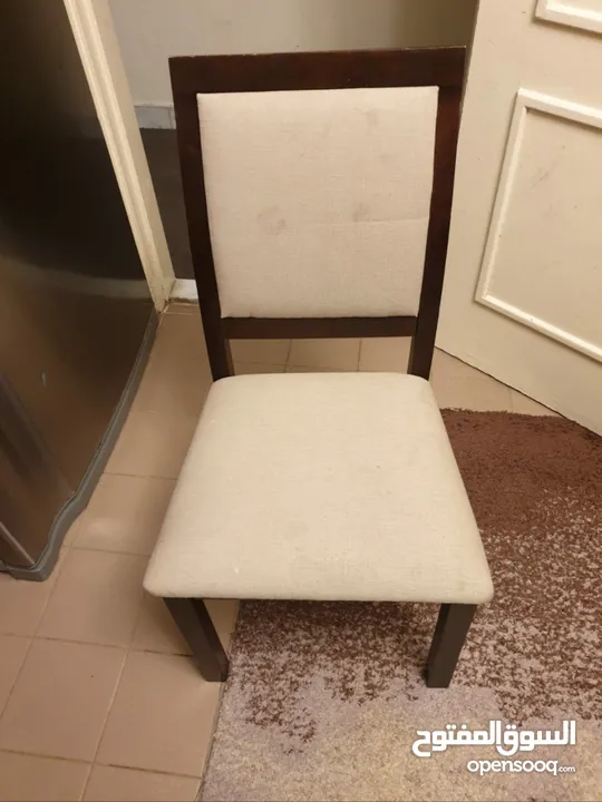 3 Chairs from Home centre wood