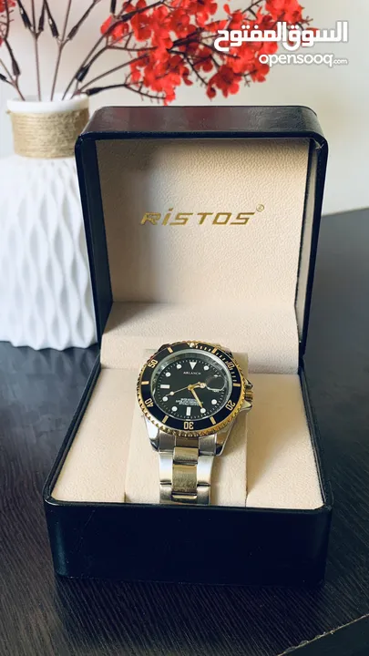 ساعة فخمة (جديدة )عقارب نوع ARLANCH تقليد لل Rolex