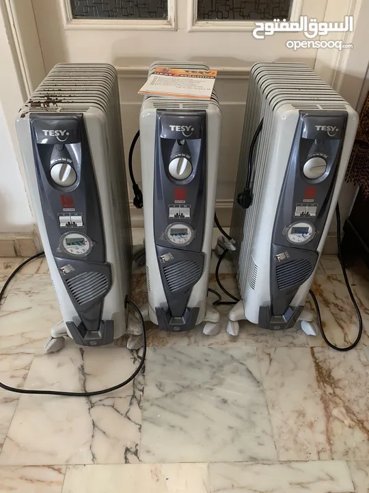 صوبه زيتيه عدد 4 1 Sona electric heater and 3 Tesy Heaters
