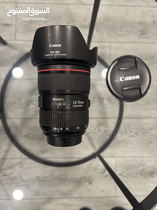 Canon lens EF 24-70mm f/2.8L II USM