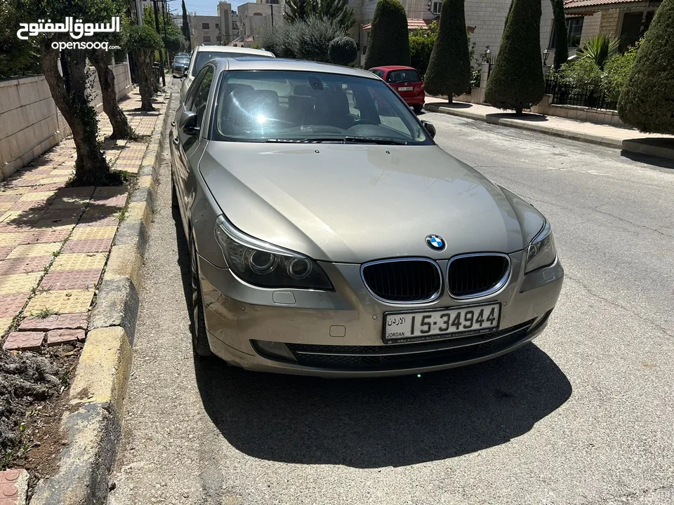 بي ام دبليو 520i BMW 2008  فحص كامل 4 جيد عداد 160 الف كم  فقط استعمال شخصي
