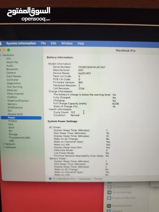 MacBook Pro Model A1990, touch bar, core i9,   15.4" very clean