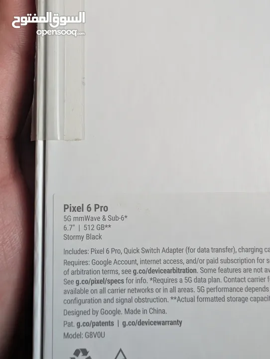 Pixel 6 Pro 512GB بيكسل 6 برو