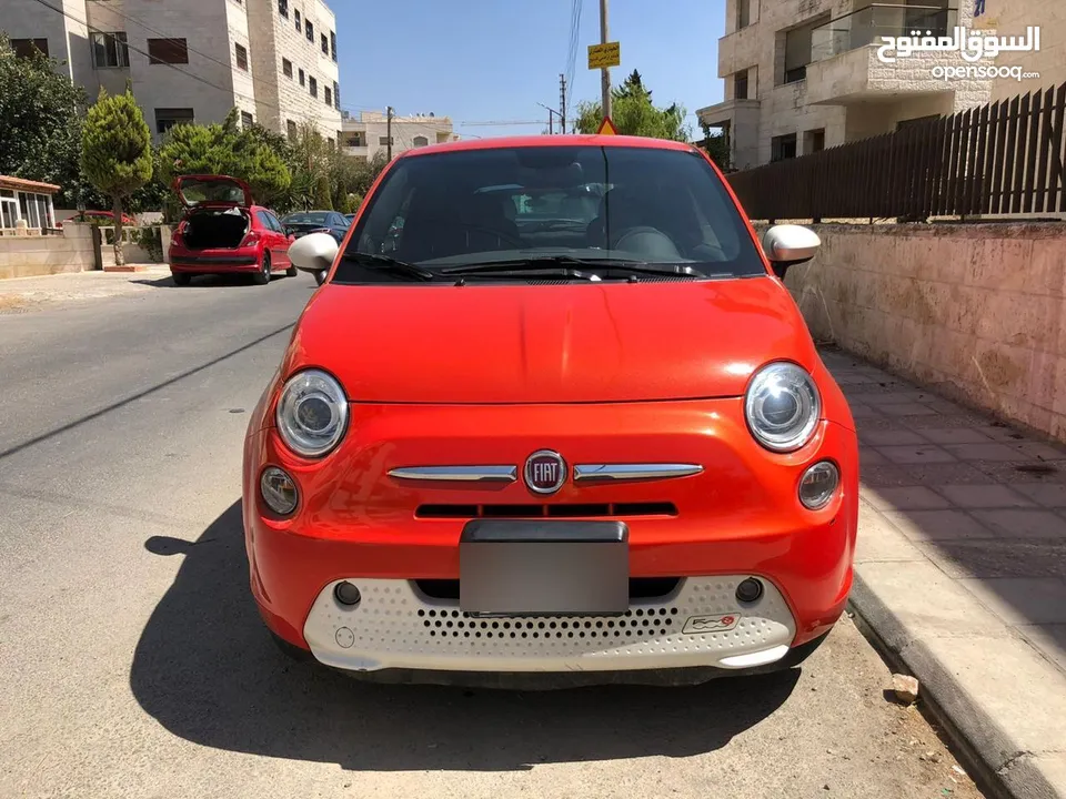 فيات 500e 2015 كهربائية للبيع المستعجل 4 جيد