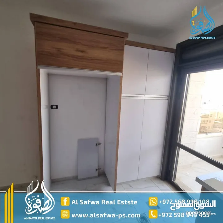 شقق مميزة للايجار غير مفروش جديده لم تسكن بعد - ام الشرايط - قرب قاعات دير طريف - جديدة تشطيب مميز