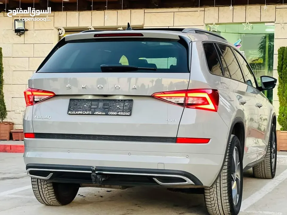 سكودا كودياك فل ++ سبورت لاين 6+1 ماتور 2000 ديزل  /190 حصان /عداد 82000 / فتحه سقف بانوراما /ترخيص