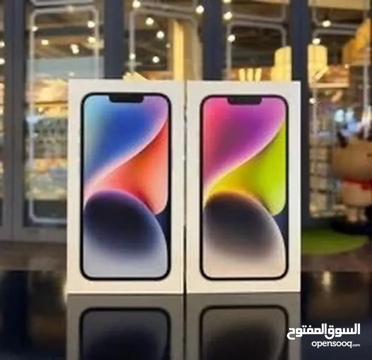 iPhone 14 Plus 128GB ايفون 14 بلس 128 جيجا  جديد كفالة شرق اوسط