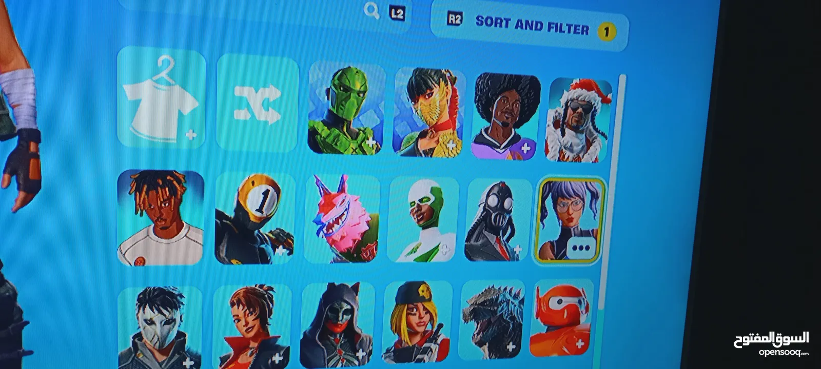 حساب فورت للبيع وإضافة 700 فيبوكس