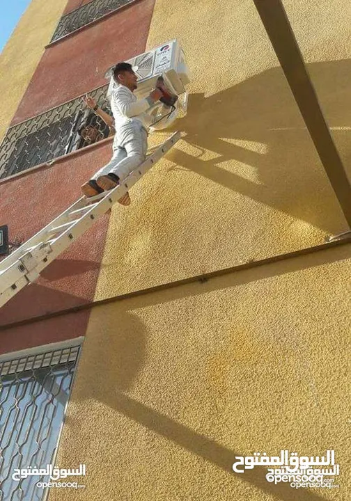 تنفيذ كافه أعمال صيانه المكيفات فك نقل تركيب شحن غاز و تأسيس لجميع انواع المكيفات