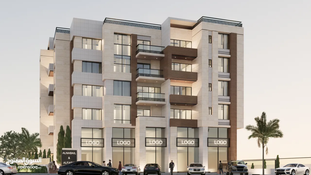 شقة 135متر للبيع بالقرب من شارع القدس و الدفاع المدني مكونة من 3 غرف نوم, حمامين,صالون,مطبخ و بلكون