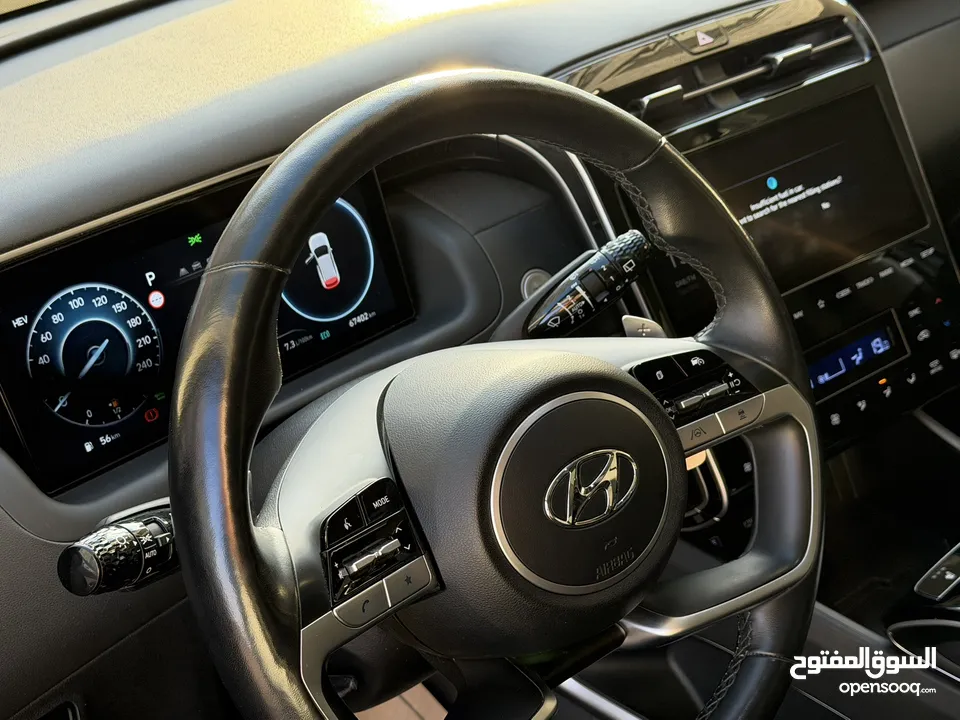 هونداي توسان 2022 هايبرد plug in 4*4 فل اضافات مع بانوراما 271 حصان