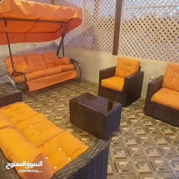 مرجيحة 3مقاعد مرجيحه عش بلبل طقم رتان طقم خارجي طقم حدائق كرسي بحرعضم كراسي تشميس كراسي بلاستك طاولة