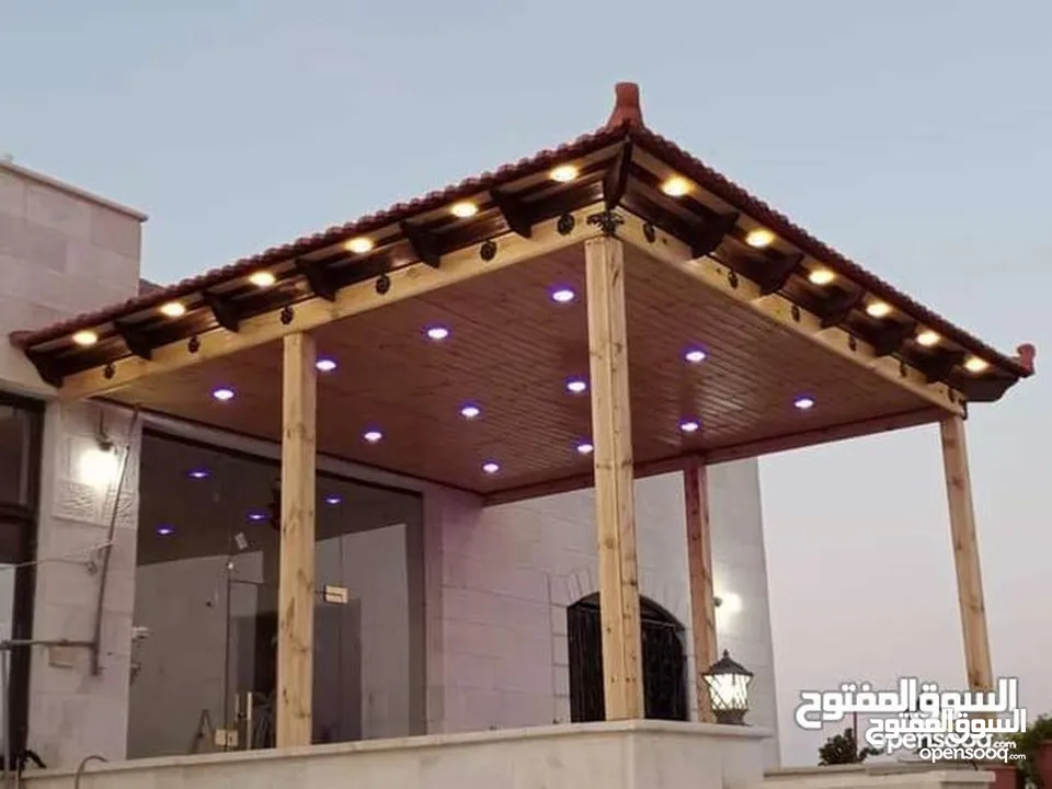 القيسي لكافة أعمال القرميد والحدادة وديكور والابرقولات وكرميد