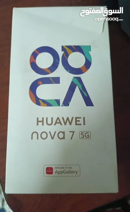 Huawei Nova 7 5G استعمال خفيف ومتوفر العلبه وجميع متعلقاته